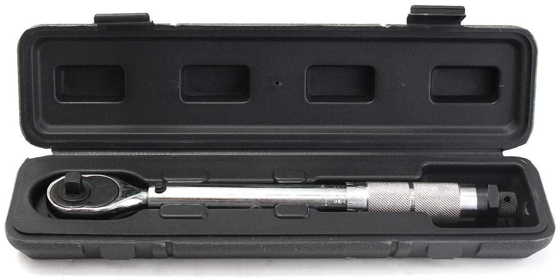 GJNVBDZSF Repair Kit Hand Tools 3/8inch Preset Adjustable Torque Wrench Molybdenum Steel Polished Chrome