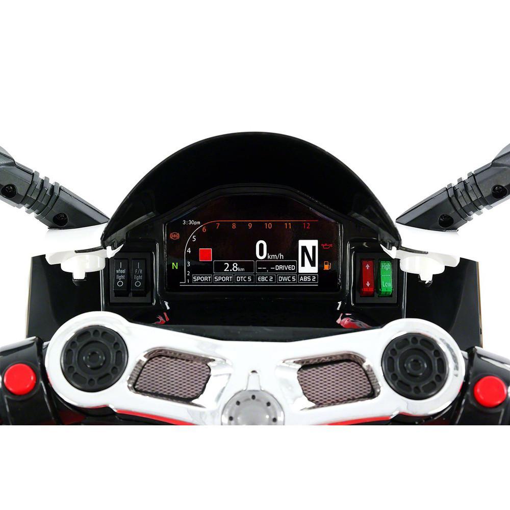 2023 Racing Style Ride On Toy Motorcycle Car for Kids 12V Battery Powered  Blue