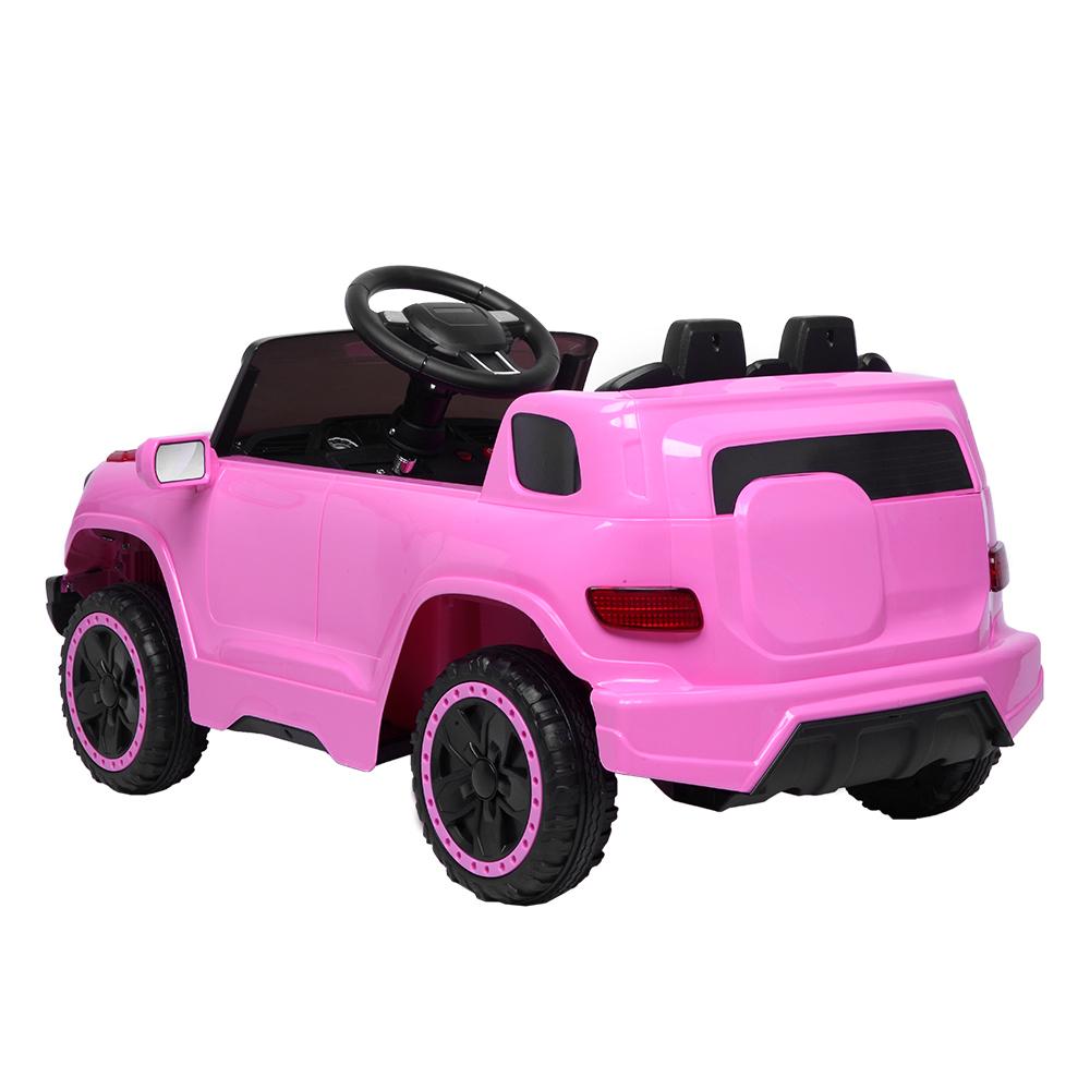 SEGMART Kids Electric Battery-Powered Ride On Truck Car RC Toy, 3 Speeds Electric Vehicles Christmas Gifts, LED Lights Kids Ride on Toys to Ride on Pavement Grass Mud Gravel Hills, Pink, Q6831
