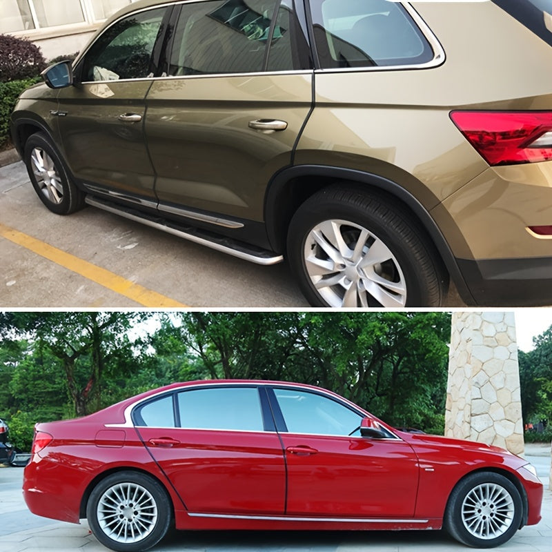 Car Door Protector Decoration Strip, Universal Auto Door EdBumper Protector Stickers Anti-Scratch Car Styling Moulding Strip