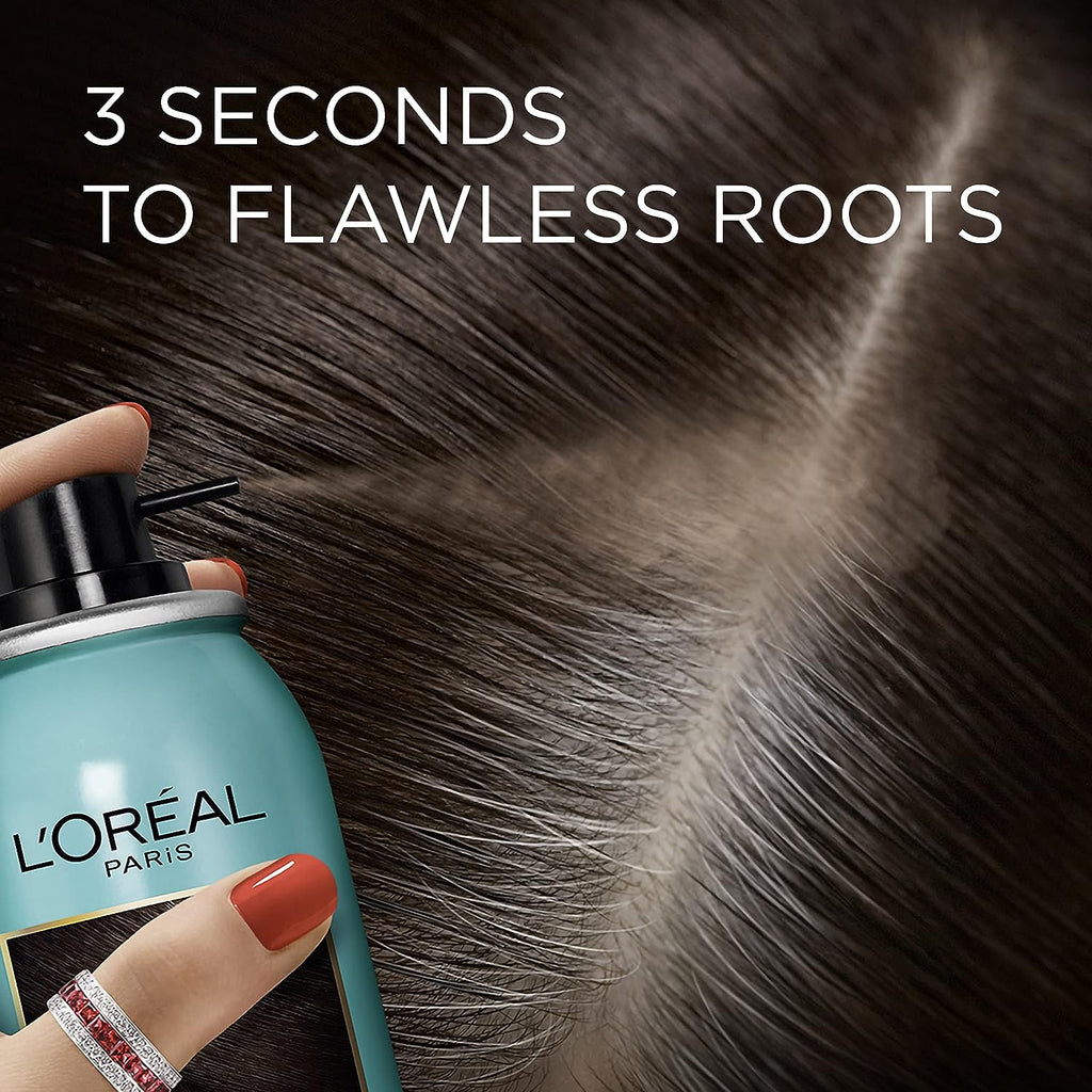 L'Oreal Paris Magic Root Cover Up Gray Concealer Spray Dark Brown 2 oz.