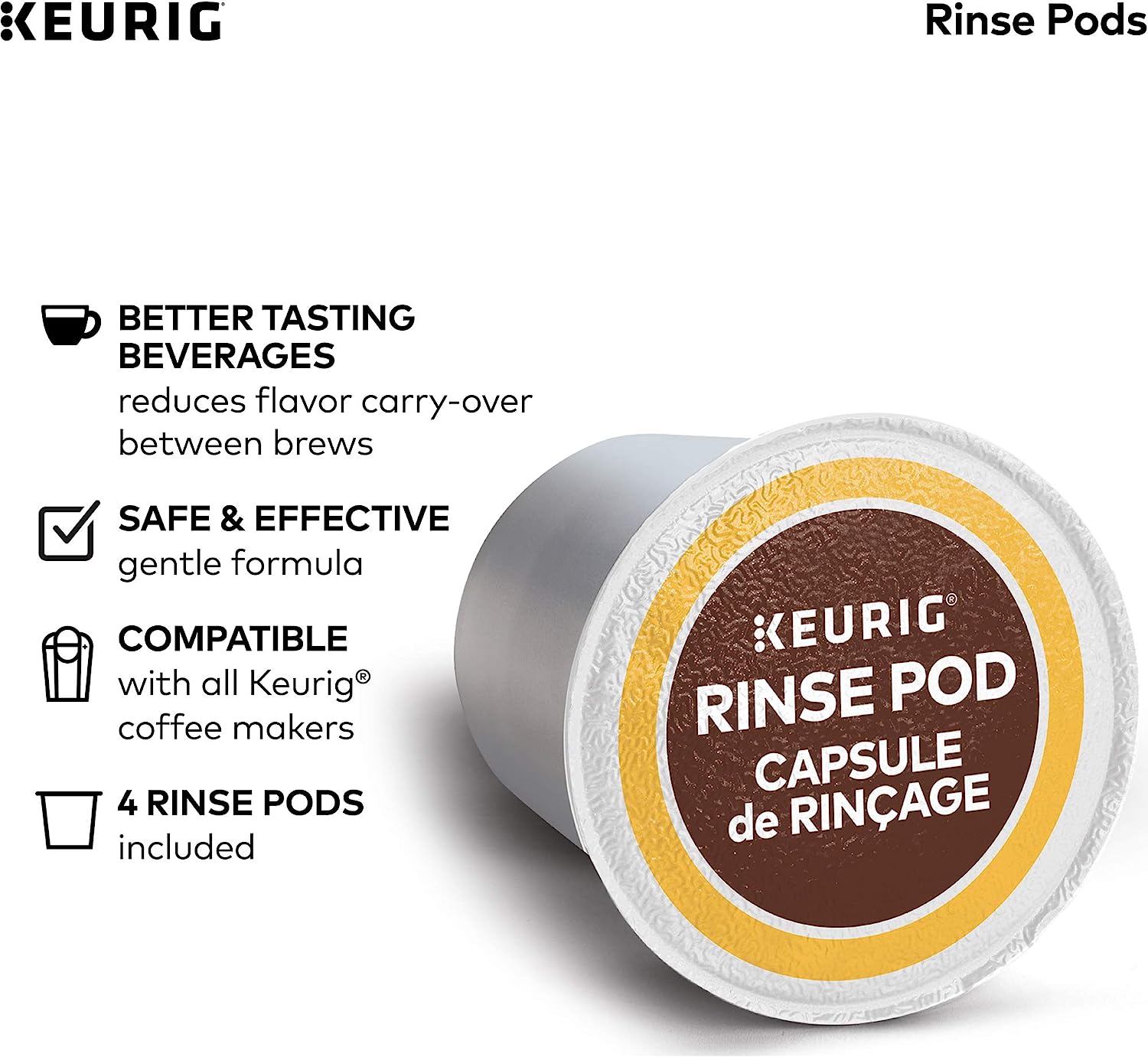 Keurig K-Mini Single Serve K-Cup Pod Coffee Maker, Poppy Red &amp; 3-Month Brewer Maintenance Kit Includes Descaling Solution, Water Filter Cartridges &amp; Rinse Pods, 7 Count