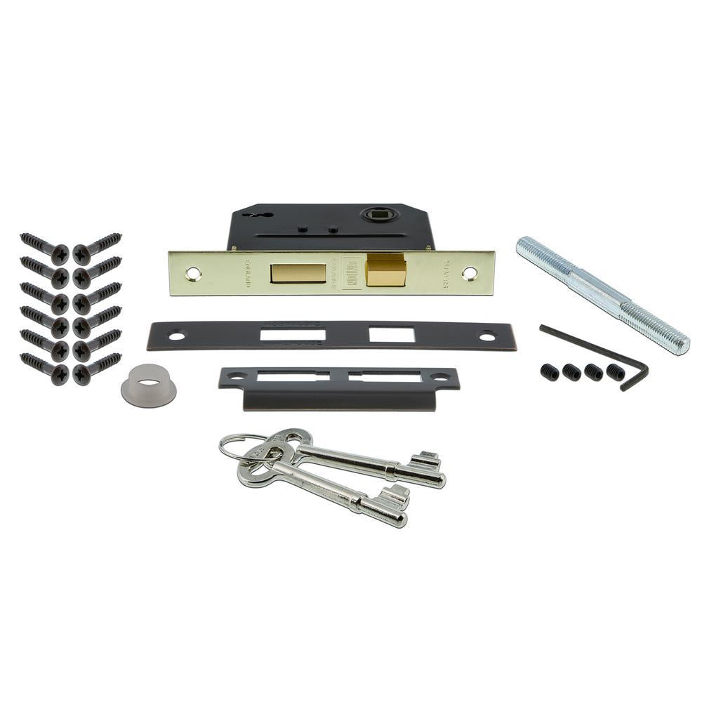 Egg and Dart Plate Interior Mortise Craftsman Door Knob in Timeless Bronze