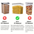 1/2pcs LarFood StoraContainers With Lids 5.2L/176oz, BPA PP Material Plastic Airtight Food StoraFor Flour, Sugar, BaSupplies