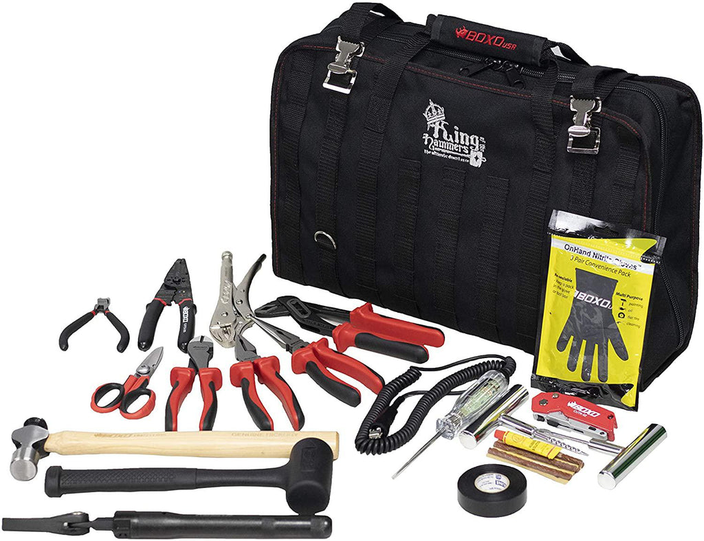 BOXO USA Heavy Duty Off-Road KOH Tool Bag &amp; 80 Piece Tool Set PA917
